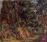 Claude Monet The Path at Giverny painting
